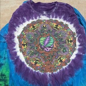 Grateful Dead Tie-Dye Mandala Tee in Purple & Blue